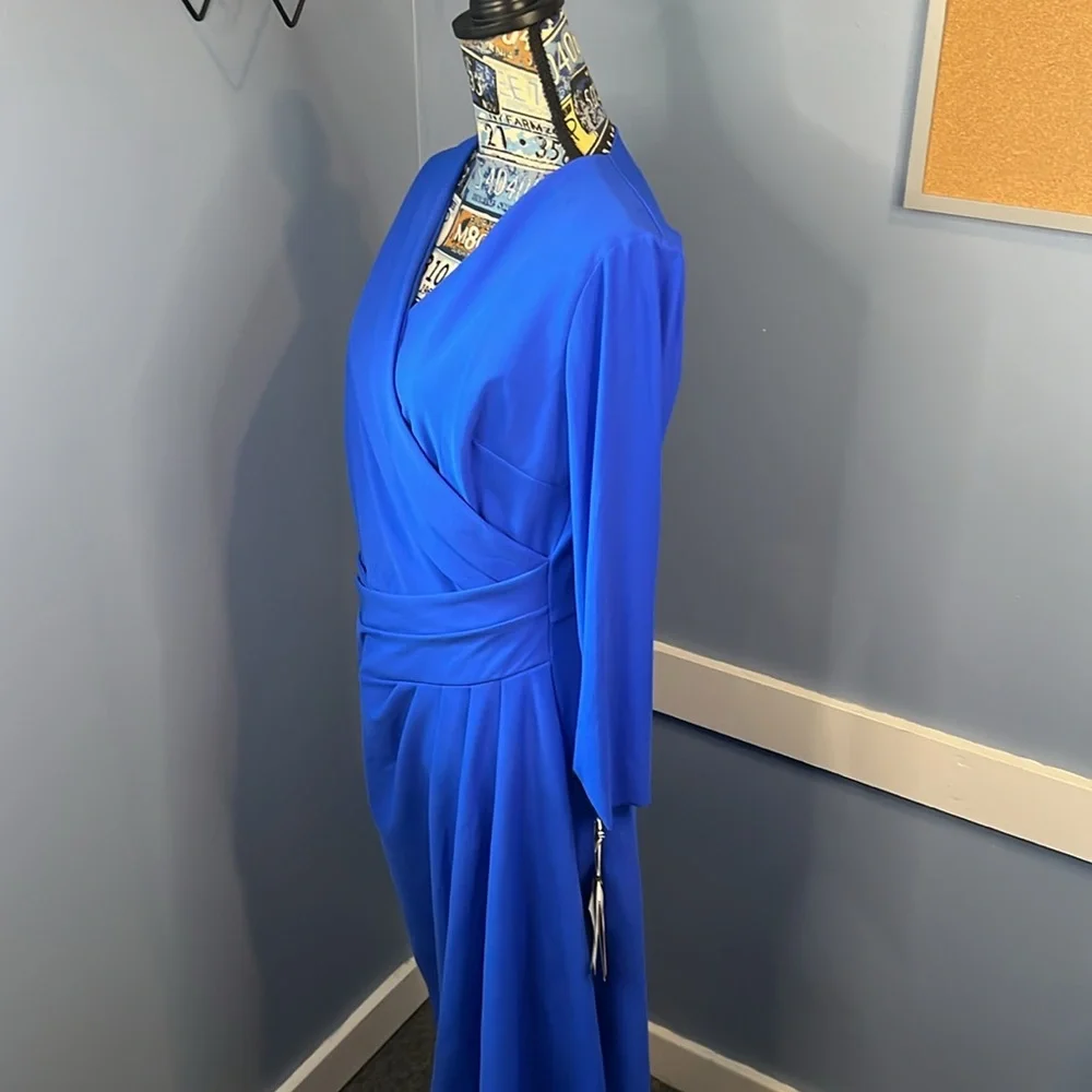 Chiara Boni  Blue Dress NWT Size 48 - Picture 5 of 12